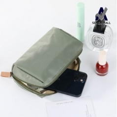 세븐몰 더블 핸들 파우치 미니 메이크업 여행용화장품 파우치