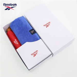 리복 3단 수동 암막 슬림 우산 + 180g 코마사타올 세트