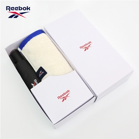 리복 3단 수동 친환경 어스 우산 + 180g 코마사타올 세트 #3