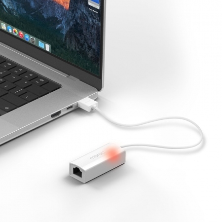 모락 프로토 USB A타입 100Mbps 이더넷 유선 랜카드 허브 MS #4