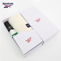 리복 3단 완전 자동 친환경 어스 리플렉티브 우산 + 180g 코마사타올 세트