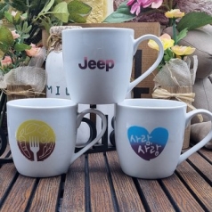 아이스 베이직 화이트 변색 머그컵