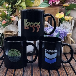 아이스 블랙유광 변색 머그컵