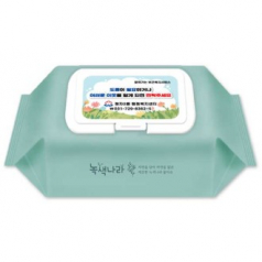 녹색나라 민트그린 물티슈(50매) 캡형