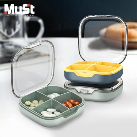 뮤스트 4칸 휴대용 알약케이스 컬러인쇄 가능 #4