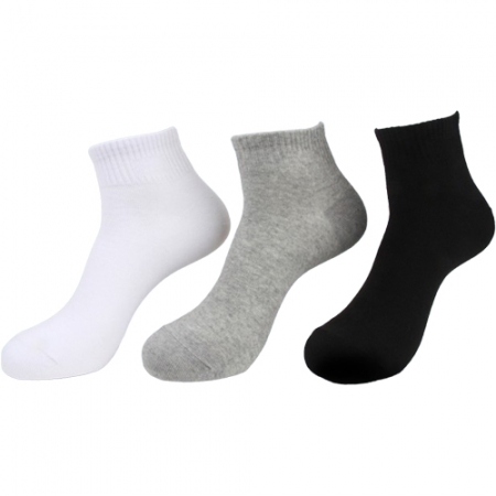 M10-02 남자 단목양말(무지) 면 100 #2