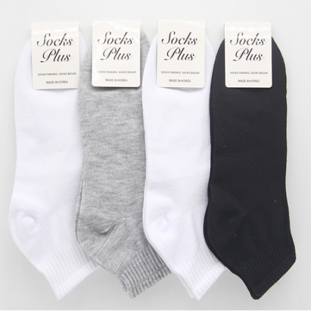 HE1053-남자 단목 양말(투톤무지) 5개 1세트 #2