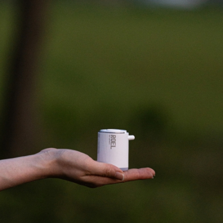 로엘전자 초소형 휴대용 에어펌프 전동 무선 미니 랜턴 150리터 공기입출력 소형펌프 #3