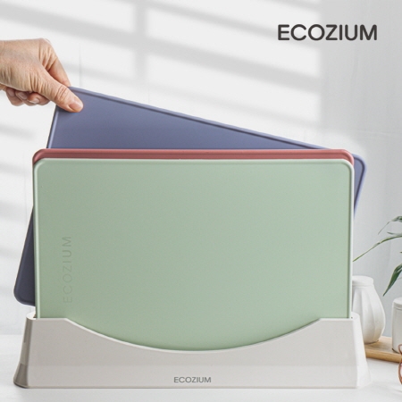 특허받은 에코지음 친환경 바이오매스 TPU 인덱스 향균 도마 4P세트 #6