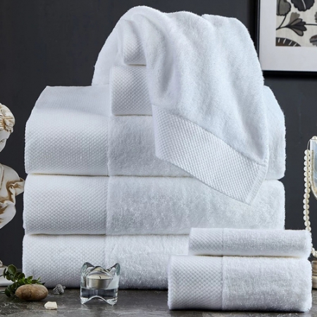 나는용 CJH796 화이트 새틴 수건 200g #2