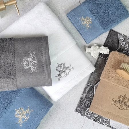 나는용 CJH805 티아라 자수 수건 180g #2