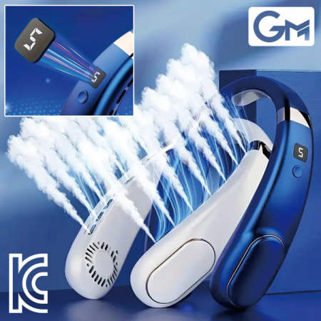 (지엠)5단계 급속냉각 쿨링패트 넥밴드 휴대용 선풍기 #2