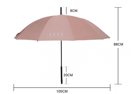 엘르 ELLE 60 파스텔 12K UV차단 암막 장우산 #3