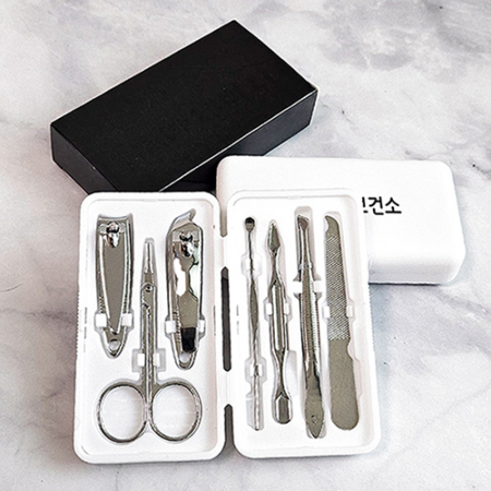 뉴 프리미엄 파스텔 컴팩트 7종 손톱깎이 화이트 #2