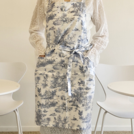 플라워 방수 앞치마  팔토시 세트 #2