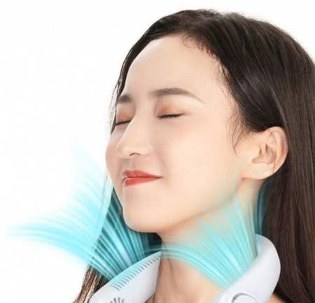 (지엠) 급속냉각 넥밴드 휴대용선풍기 쿨링 아이스 #2