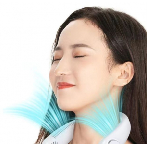 (지엠) 급속냉각 넥밴드 휴대용선풍기 쿨링 아이스