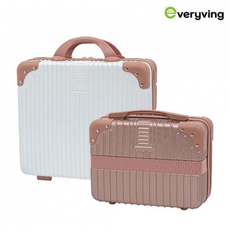 에브리빙 미니 캐리어 16인치(투톤, 핑크/화이트)) #2