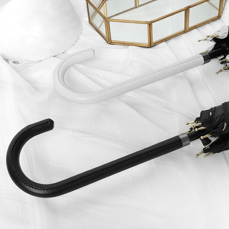 UV 도트 하트 자동 장우산 여름 암막 자외선차단 우산 #5