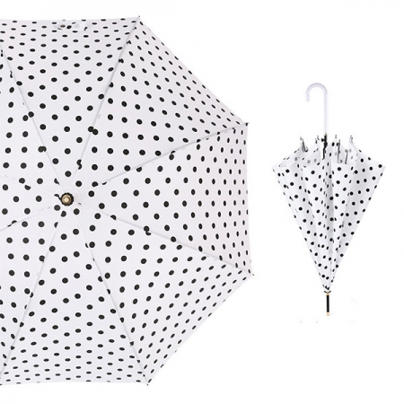 UV 도트 하트 자동 장우산 여름 암막 자외선차단 우산 #3