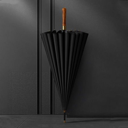 포유렐라 튼튼한 16k 원목 일자형 장우산 골프우산 자동 대형 우산 #4