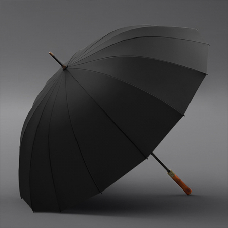 포유렐라 튼튼한 16k 원목 일자형 장우산 골프우산 자동 대형 우산 #5