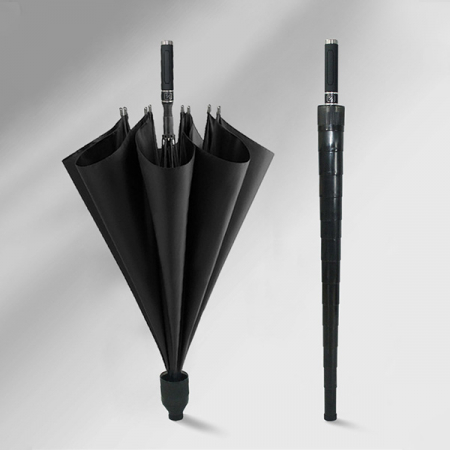 포유렐라 120cm 프리미엄 물받이 캡커버 장우산 자바라 장우산 #4