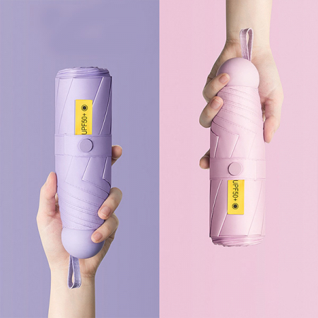 포유렐라 초경량 아이스크림 5겹 UV차단 암막 자동 접이식 3단 우산 #4