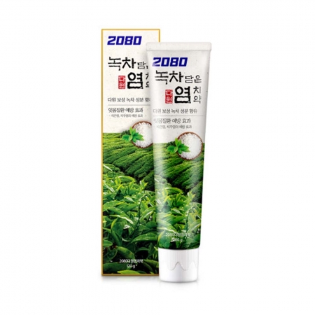 애경 2080 녹차담은 염치약 120g, 소금치약 #2