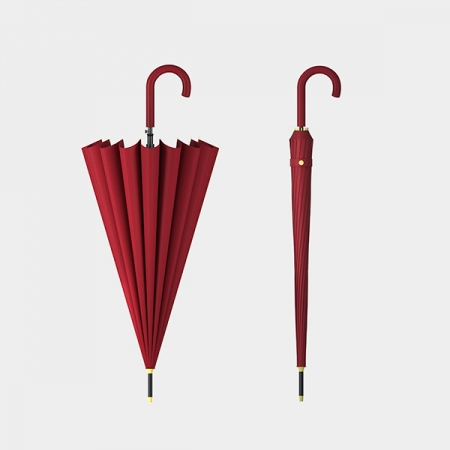 포유렐라 롱핸들 파스텔 튼튼한 대형 자동 장우산 고급 초대형 큰우산 #4