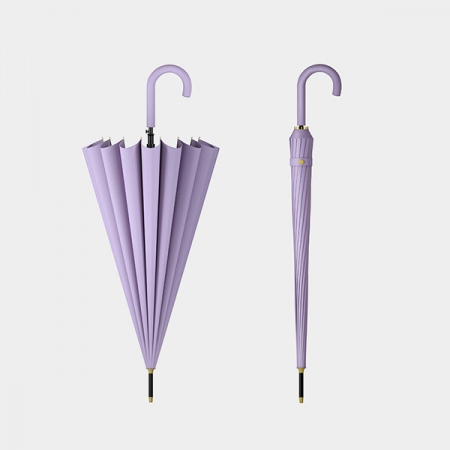 포유렐라 롱핸들 파스텔 튼튼한 대형 자동 장우산 고급 초대형 큰우산 #5