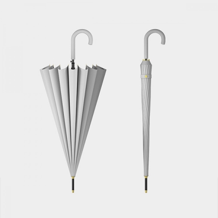 포유렐라 롱핸들 파스텔 튼튼한 대형 자동 장우산 고급 초대형 큰우산 #3