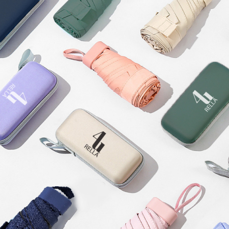 포유렐라 사각 미니 우산 양산 암막 양산 5단 양우산 우양산 #7