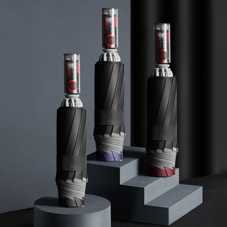 포유렐라 원터치 230T 고밀도 거꾸로 10K UV차단 3단 자동 우산 암막우산 우양산 #3