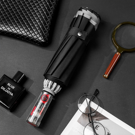 포유렐라 원터치 230T 고밀도 거꾸로 10K UV차단 3단 자동 우산 암막우산 우양산 #7