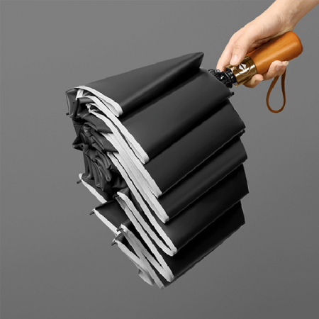 포유렐라 원목 거꾸로우산 3단 우양산 튼튼한 접이식 대형우산 양우산 #5