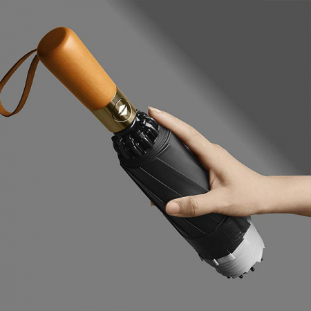 포유렐라 원목 거꾸로우산 3단 우양산 튼튼한 접이식 대형우산 양우산 #6