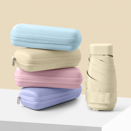 U032 슬림미니 5단우산 파우치세트 접이식 양우산 인쇄 미니 우산 답례품 #3