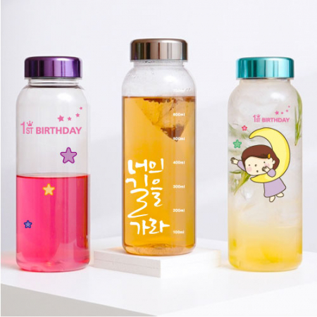 오보틀 대용량 메탈 트라이탄 젖병소재보틀 1000ml / 풀칼라가능 #2