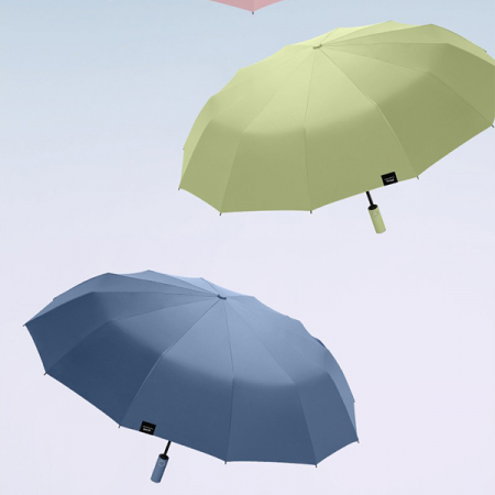 포유렐라 튼튼한 16K 3단 암막 접이식 휴대용 자동우산 #4