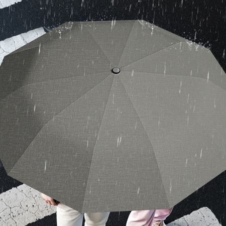 포유렐라 튼튼한 20K 라이트 우드 3단 암막 접이식 휴대용 자동우산 #7