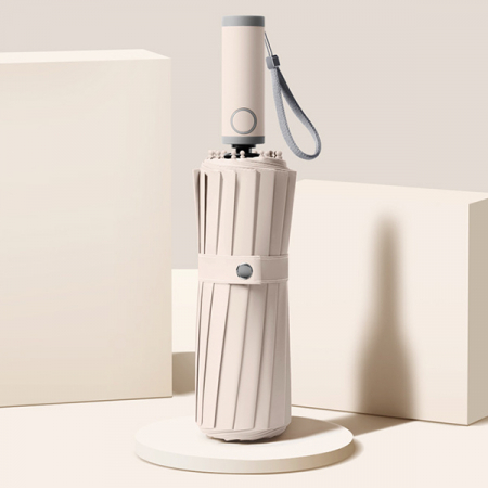 포유렐라 튼튼한 112살대 우드 3단 암막 접이식 휴대용 자동우산 #6