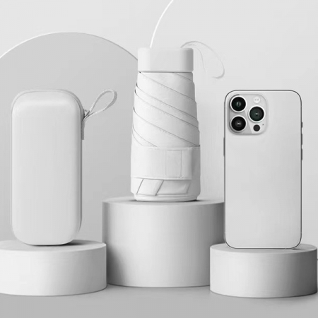 포유렐라 초경량 UV차단 소형 6단 사각 미니 암막 양산 양우산 우양산 #4