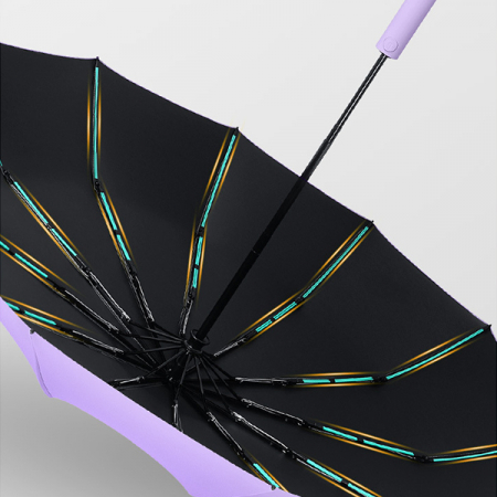 포유렐라 튼튼한 48k UV차단 3단 암막 접이식 휴대용 자동우산 #4