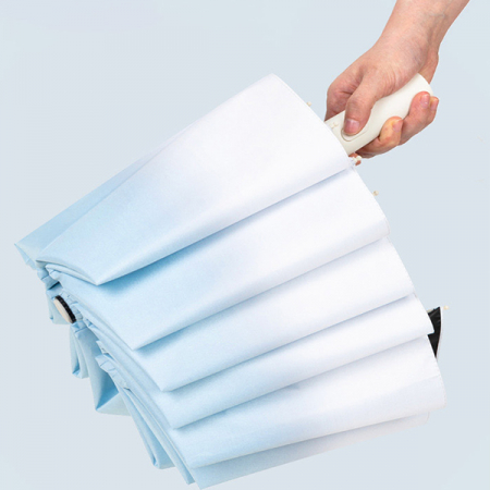 포유렐라 튼튼한 20k 그라데이션 UV차단 3단 암막 접이식 휴대용 자동우산 #5