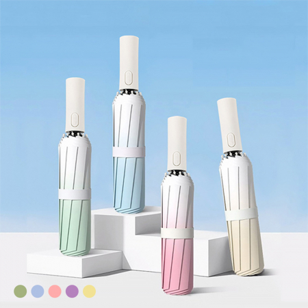 포유렐라 튼튼한 20k 그라데이션 UV차단 3단 암막 접이식 휴대용 자동우산 #2