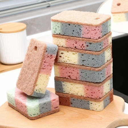 기름잡는 코코넛 해초 양면 다용도 수세미 / 미니 수세미 친환경 제로웨이스트 주방 설거지 행주 #2