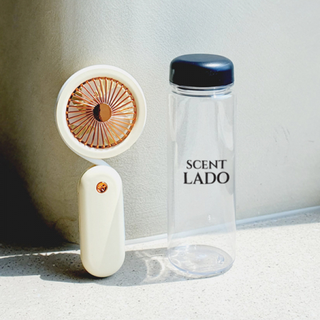 센트라도 미니 넥밴드 선풍기+베이직 아이스 보틀 500ml 세트 #3