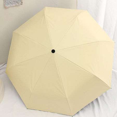 포유렐라 튼튼한 UV차단 우드 3단 암막 접이식 자동우산 #4