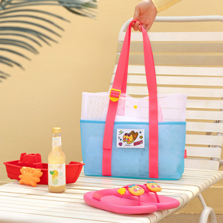 캐릭터 망사 비치백 #5